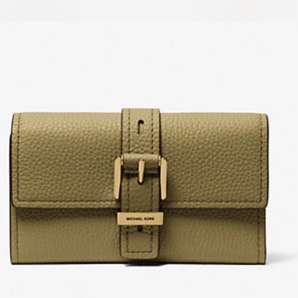 Michael Kors Green Shoulder Bag with Gold Accents - Picture 2 of 6